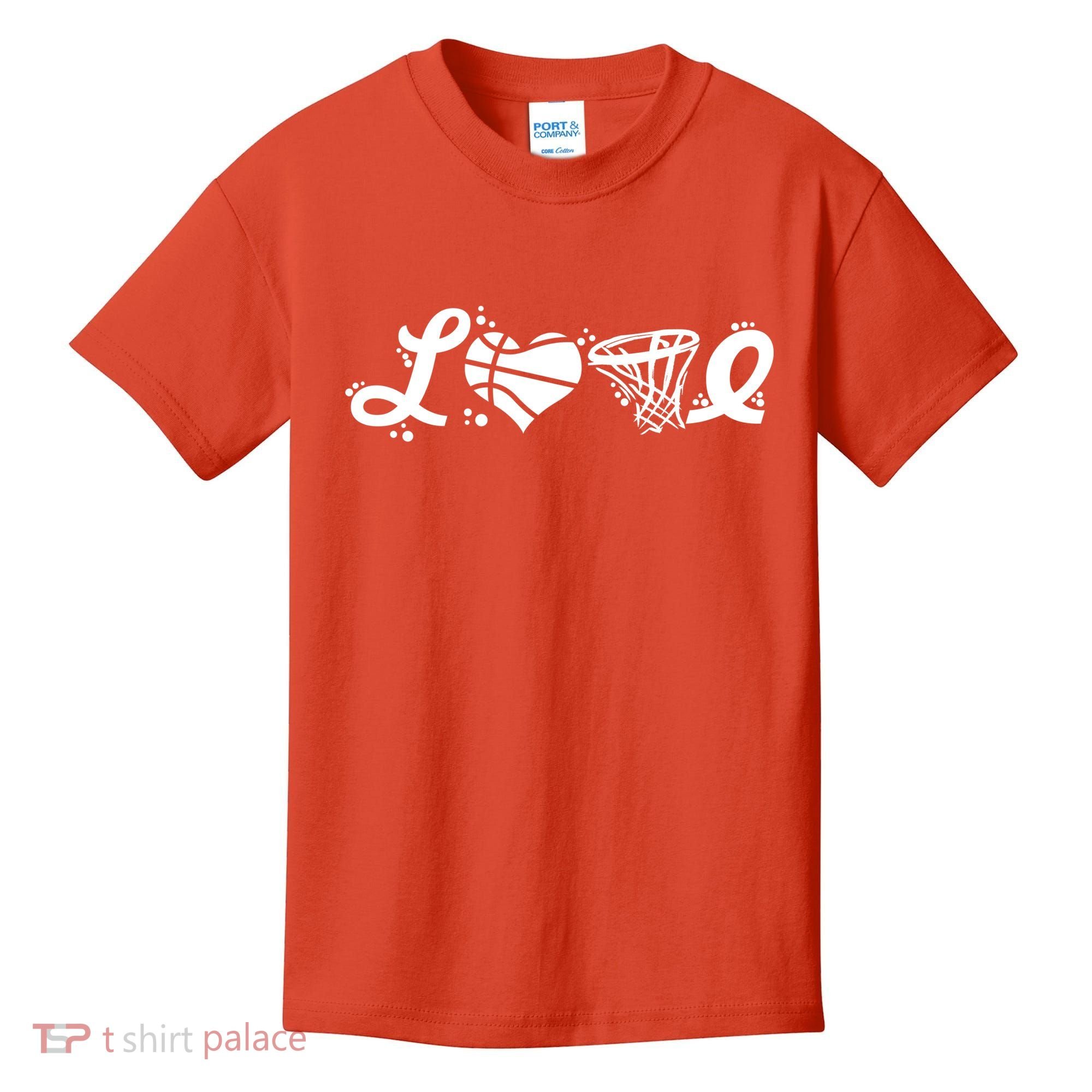 Love Basketball Symbols  Kids T-Shirt