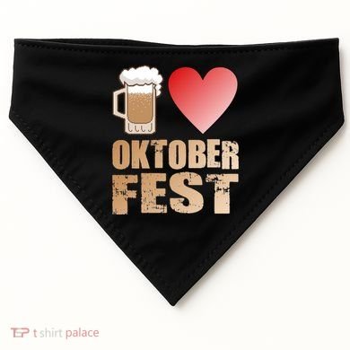 Love Beer Ocktoberfest USA-Made Doggie Bandana