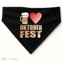 Love Beer Ocktoberfest USA-Made Doggie Bandana thumb 0