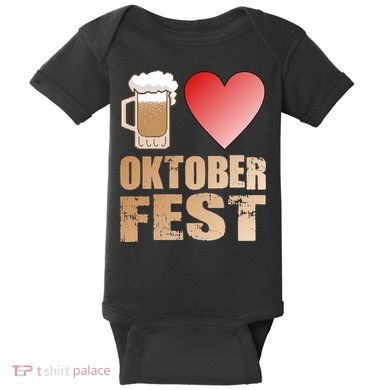 Love Beer Ocktoberfest Baby Bodysuit