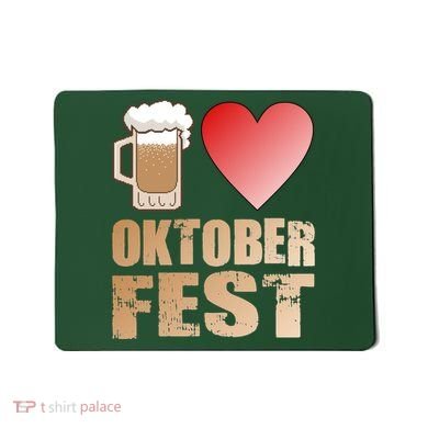 Love Beer Ocktoberfest Mousepad