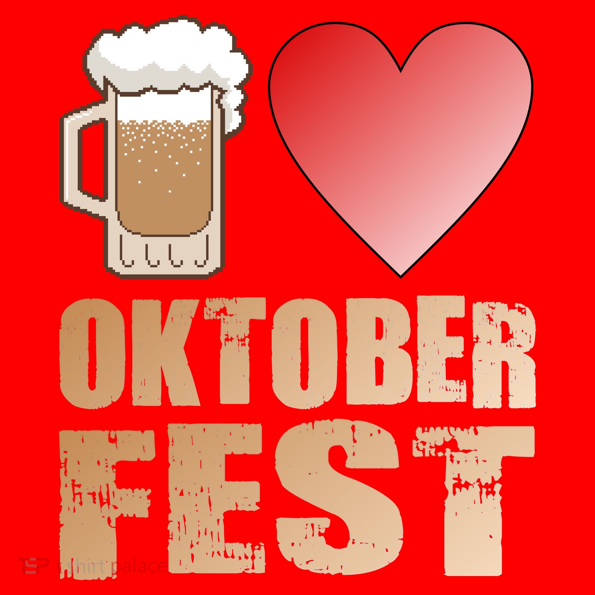 Love Beer Ocktoberfest Santa Hat