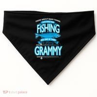Love Being Grammy More Than Fishing USA-Made Doggie Bandana thumb 0