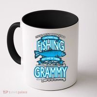 Love Being Grammy More Than Fishing Coffee Mug thumb 0