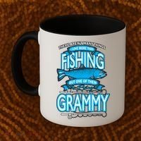 Love Being Grammy More Than Fishing Coffee Mug thumb 2