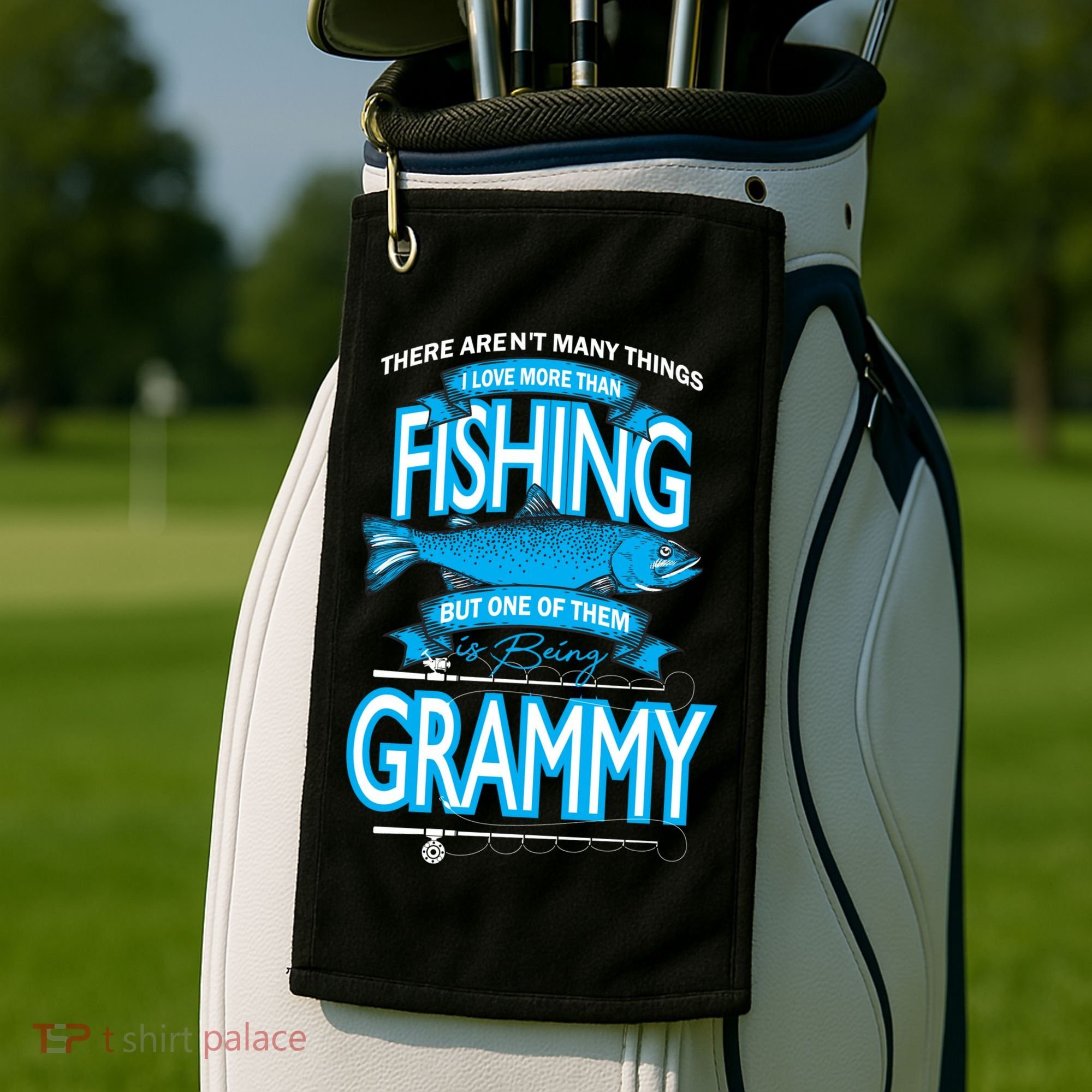Love Being Grammy More Than Fishing Golf Towel