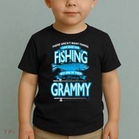 Love Being Grammy More Than Fishing Toddler T-Shirt thumb 2