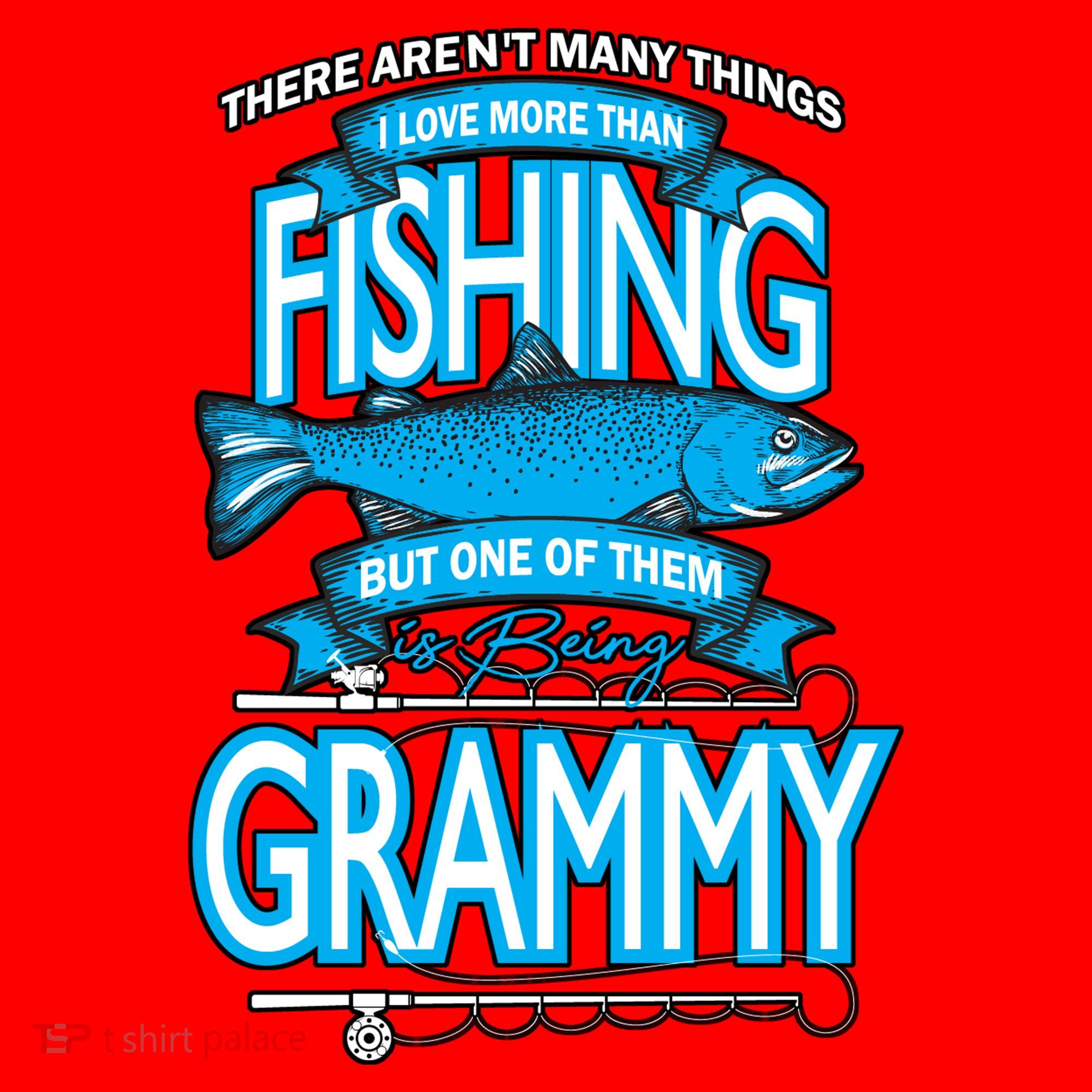 Love Being Grammy More Than Fishing Santa Hat