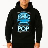Love Being Pop More Than Fishing Hoodie thumb 2