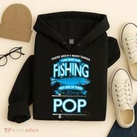 Love Being Pop More Than Fishing Hoodie thumb 4