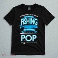 Love Being Pop More Than Fishing T-Shirt thumb 5