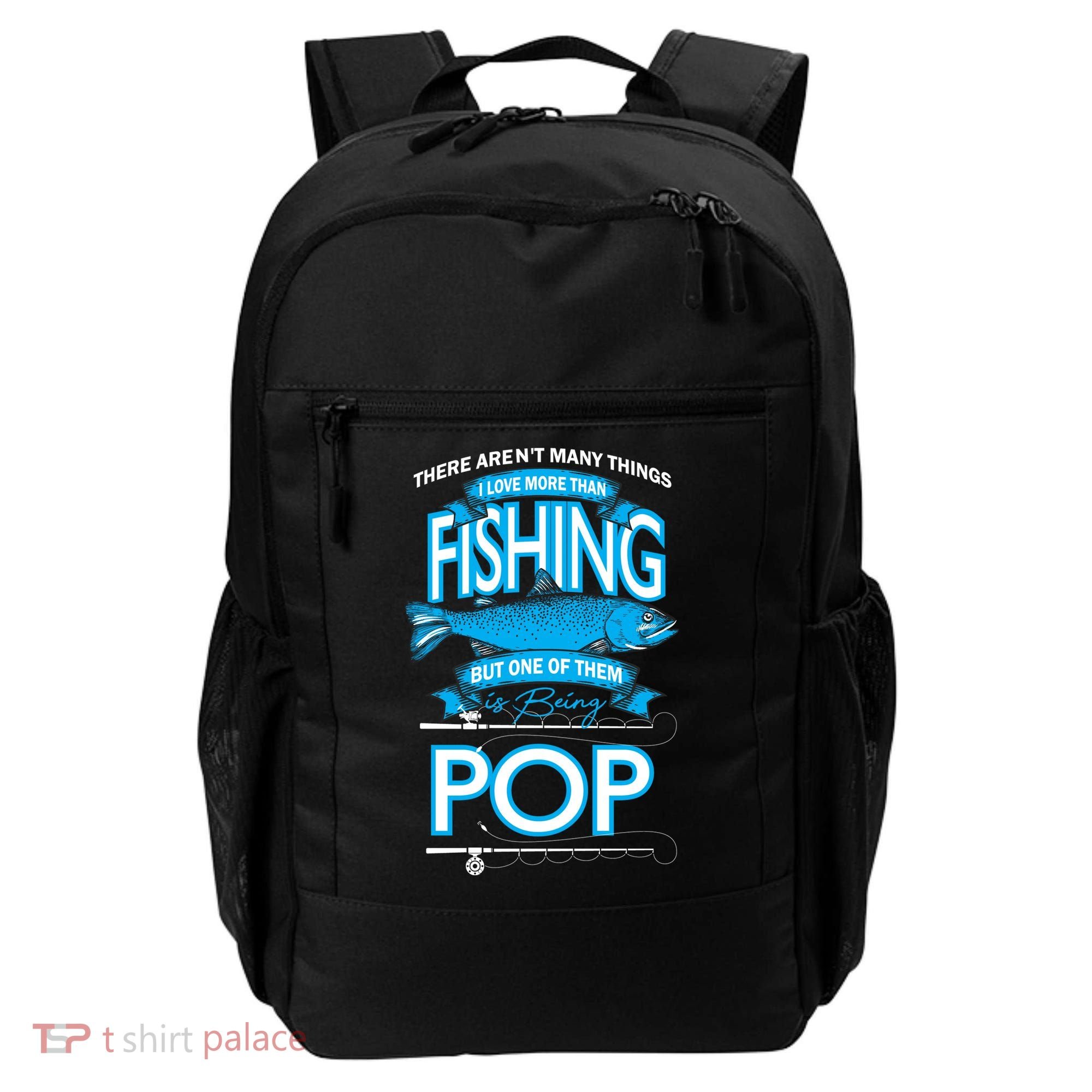 Love Being Pop More Than Fishing Backpack