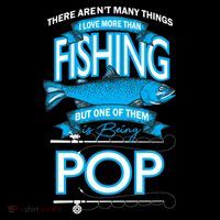 Love Being Pop More Than Fishing Coffee Mug thumb 5