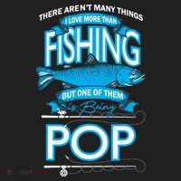 Love Being Pop More Than Fishing Beanie thumb 2