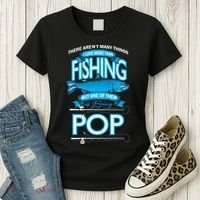 Love Being Pop More Than Fishing Women's T-Shirt thumb 3
