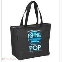 Love Being Pop More Than Fishing Tote Bag thumb 2