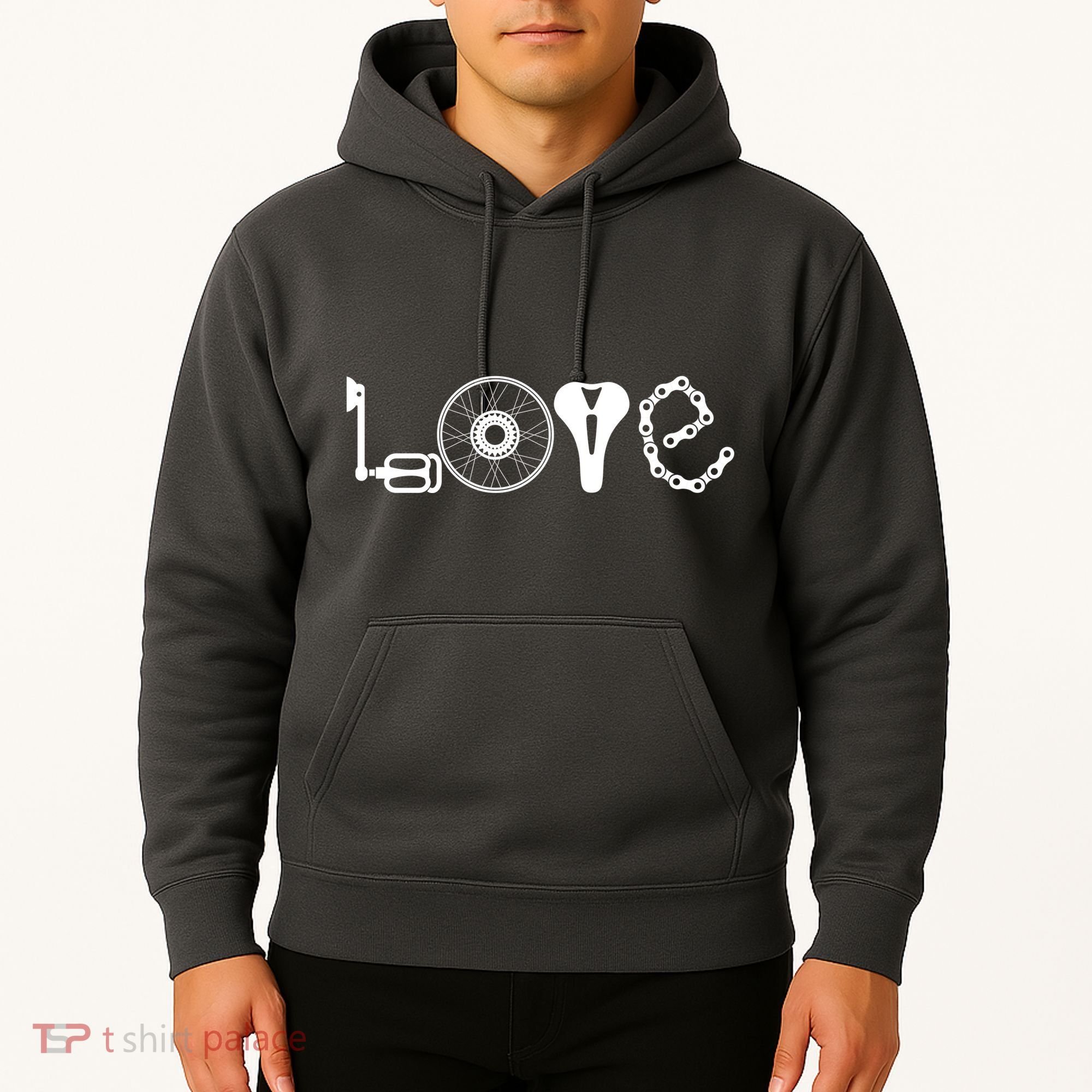 Love Bicycle Bike Cycling Hoodie