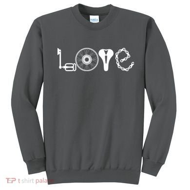 Love Bicycle Bike Cycling Sweatshirt