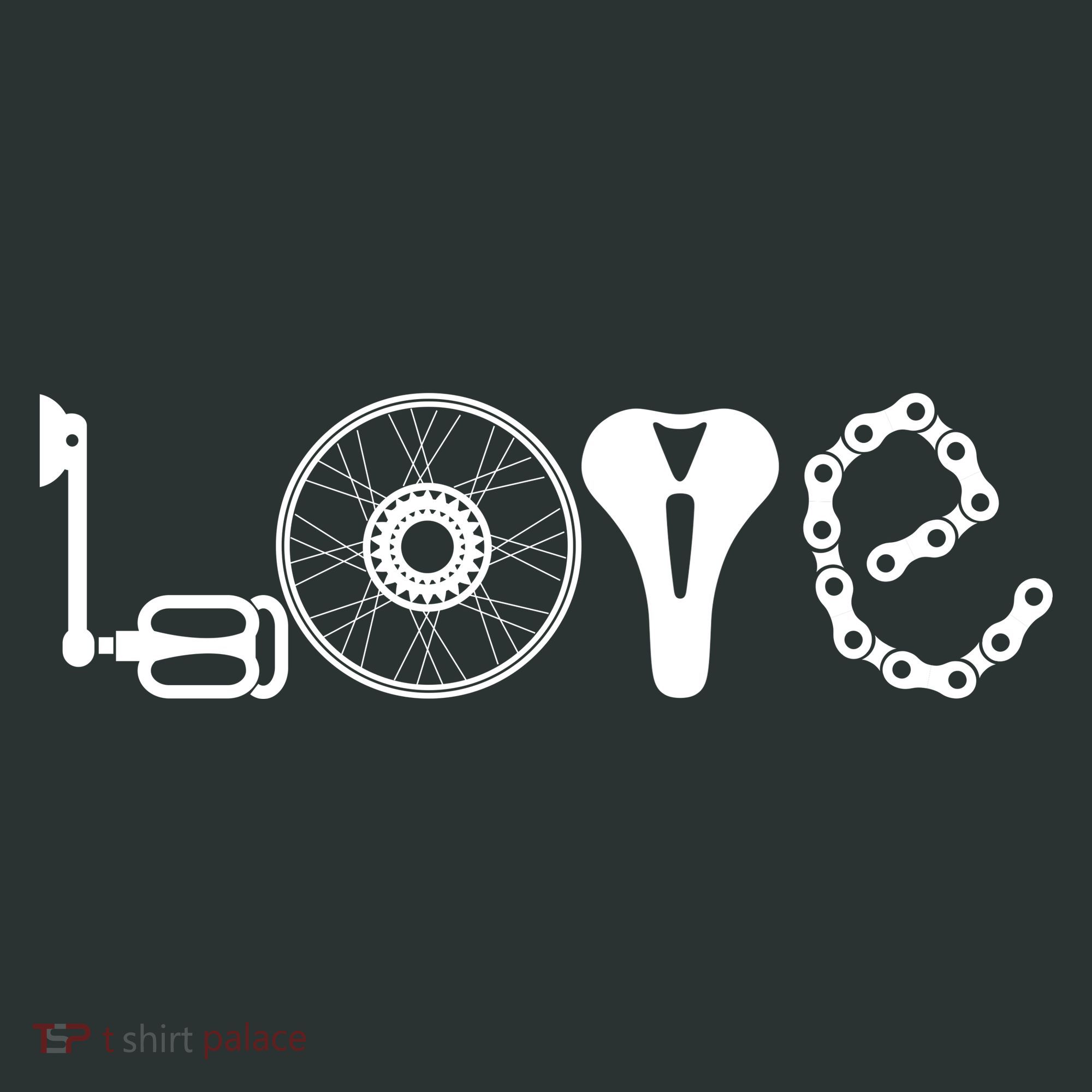 Love Bicycle Bike Cycling Mousepad