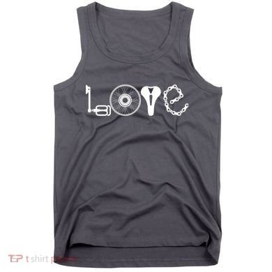 Love Bicycle Bike Cycling Tank Top