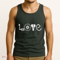 Love Bicycle Bike Cycling Tank Top thumb 3