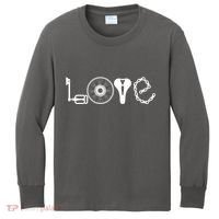 Love Bicycle Bike Cycling Kids Long Sleeve Shirt thumb 0