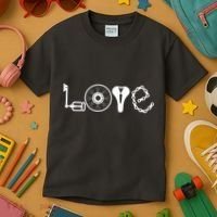 Love Bicycle Bike Cycling Kids T-Shirt thumb 3