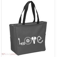 Love Bicycle Bike Cycling Tote Bag thumb 2