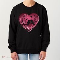 Love Birds Hollow Heart Women's Sweatshirt thumb 0