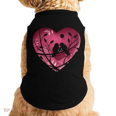 Love Birds Hollow Heart Doggie Tank