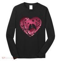 Love Birds Hollow Heart Long Sleeve Shirt thumb 0