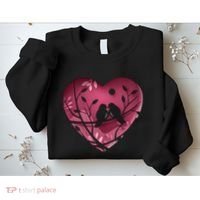 Love Birds Hollow Heart Sweatshirt thumb 2