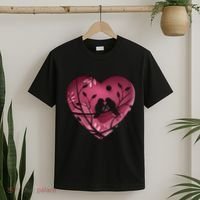 Love Birds Hollow Heart T-Shirt thumb 2