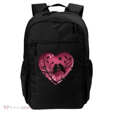 Love Birds Hollow Heart Backpack