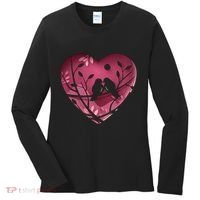 Love Birds Hollow Heart Women's Long Sleeve Shirt thumb 0