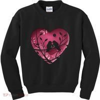 Love Birds Hollow Heart Kids Sweatshirt thumb 0