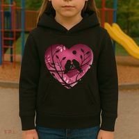 Love Birds Hollow Heart Kids Hoodie thumb 3