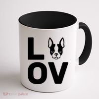 Love Boston Terrier  Coffee Mug thumb 1