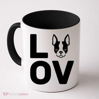 Love Boston Terrier  Coffee Mug