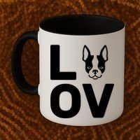 Love Boston Terrier  Coffee Mug thumb 2
