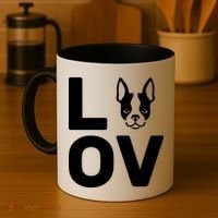 Love Boston Terrier  Coffee Mug thumb 4