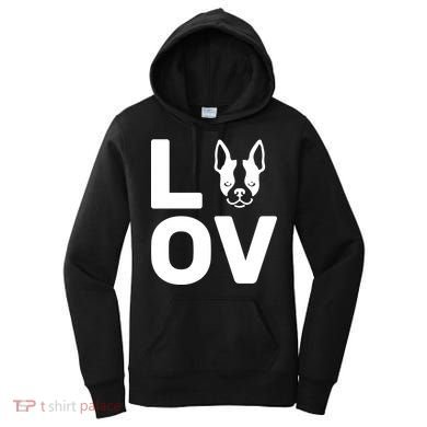 Love Boston Terrier  Women's Hoodie
