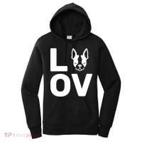 Love Boston Terrier  Women's Hoodie thumb 0