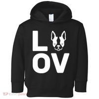 Love Boston Terrier  Toddler Hoodie thumb 0