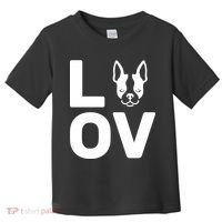 Love Boston Terrier  Toddler T-Shirt thumb 0