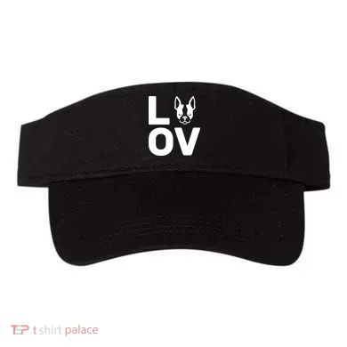 Love Boston Terrier  Visor