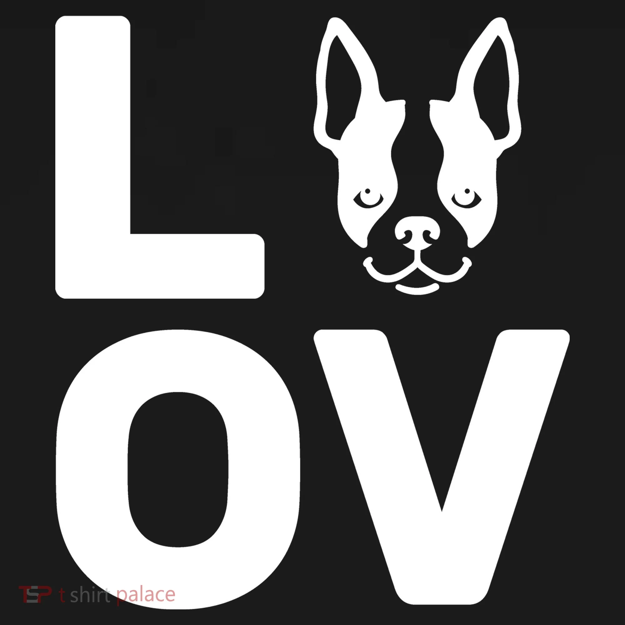 Love Boston Terrier  Kids Long Sleeve Shirt
