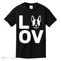 Love Boston Terrier  Kids T-Shirt thumb 0