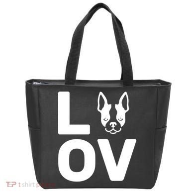 Love Boston Terrier  Tote Bag