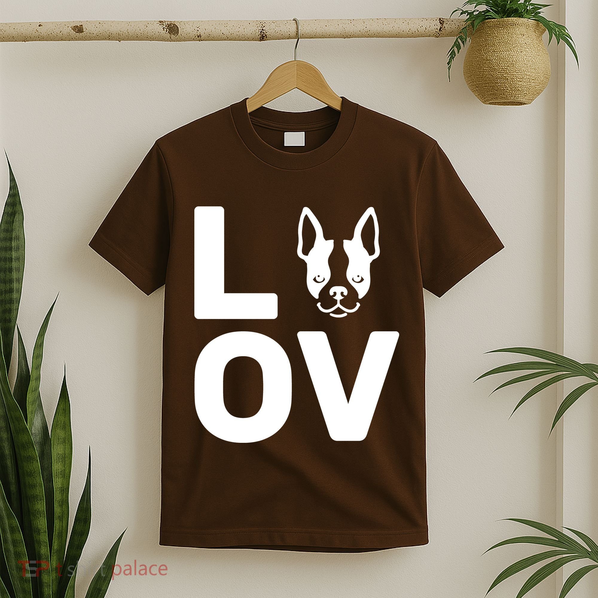 Love Boston Terrier  T-Shirt